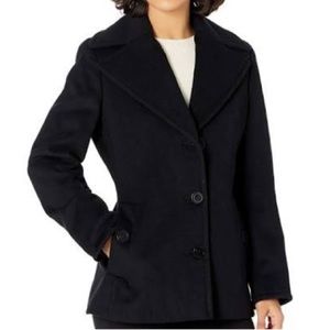 Calvin Klein Single Breasted Peacoat | Sz 14
